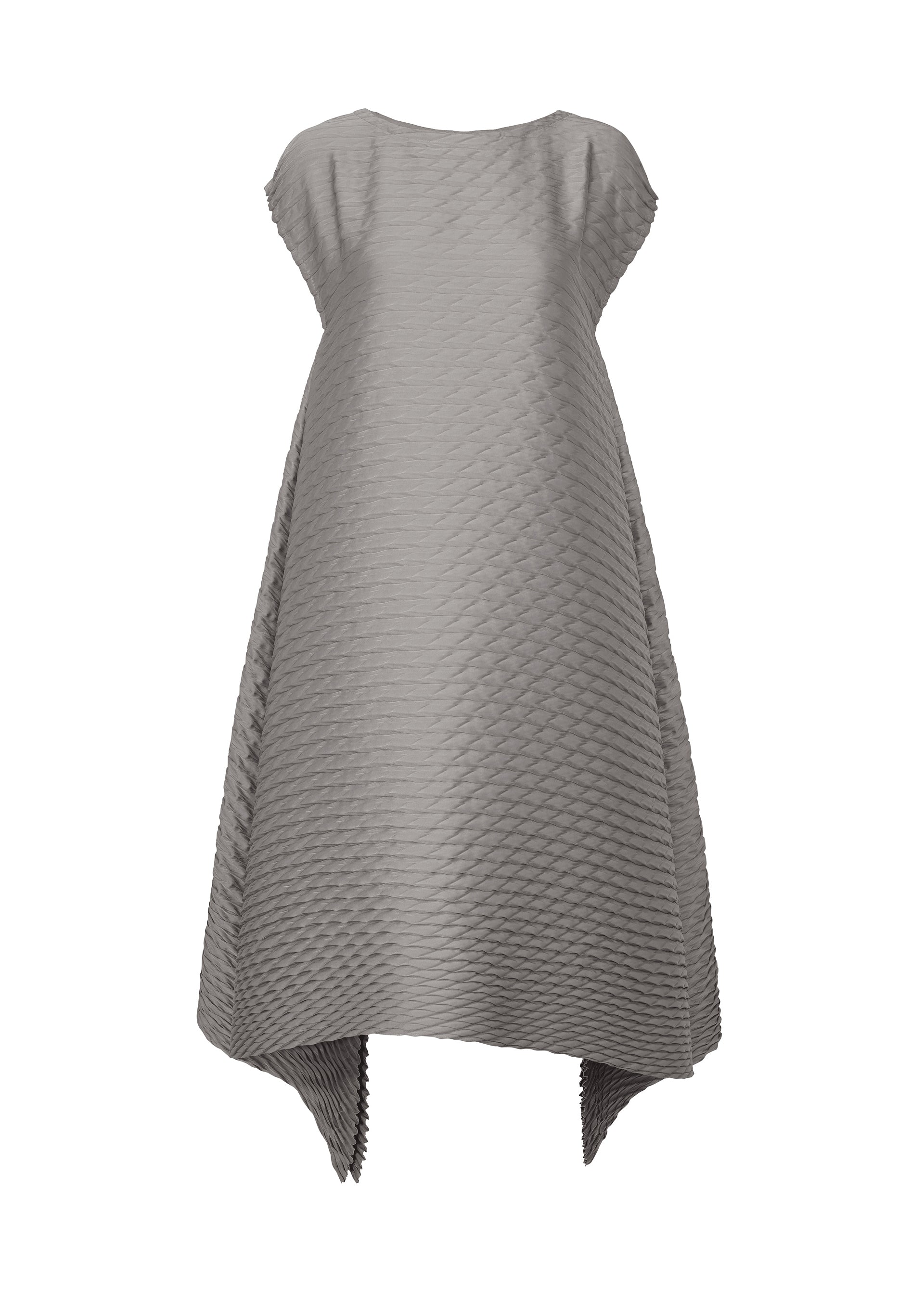 GLEAM PLEATS Dress Grey | ISSEY MIYAKE EU