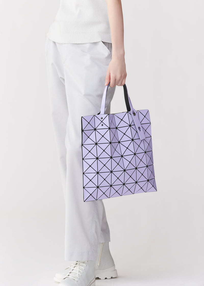 LUCENT GLOSS Tote Light Grey