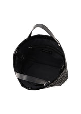 CRYSTAL GLOSS Hand Bag Black