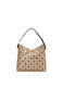 BAGUETTE METALLIC Hand Bag Light Brown