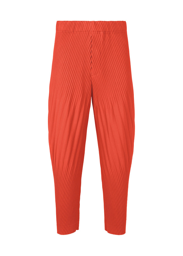 COLOR PLEATS BOTTOMS Trousers Dry Red