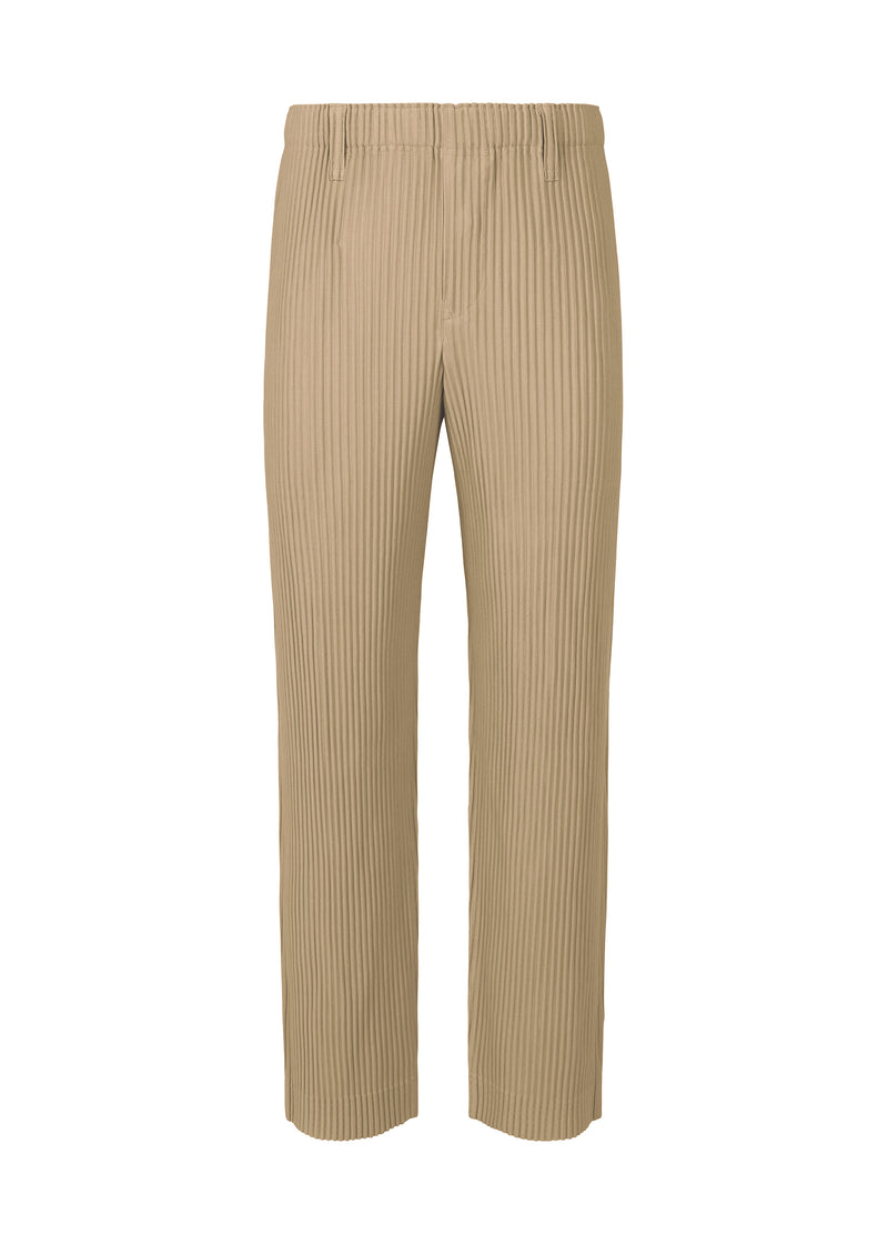 COLOR PLEATS Trousers Sand Beige
