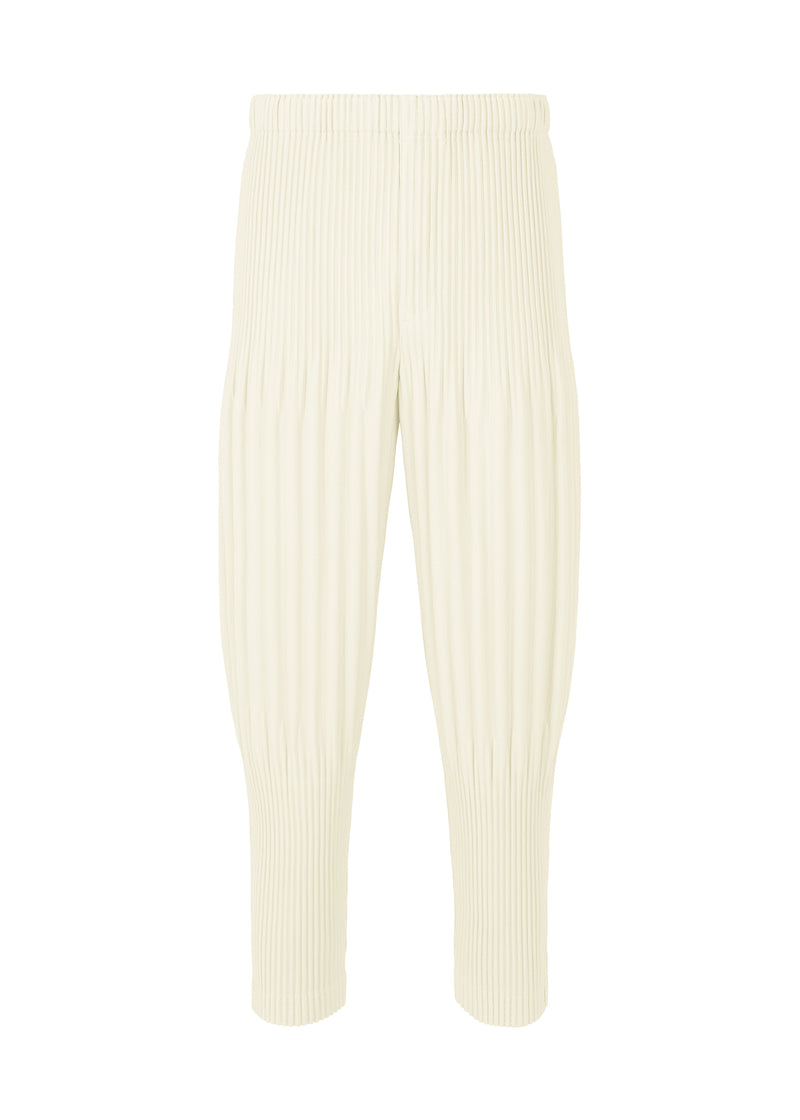 COLOR PLEATS Trousers Ivory