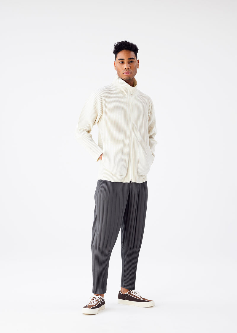 COLOR PLEATS Shirt Bark Grey