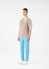 COLOR PLEATS Shirt Bark Grey