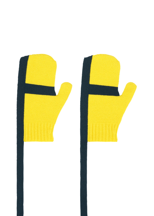 FRAME AND BLOCKS Gloves Yellow
