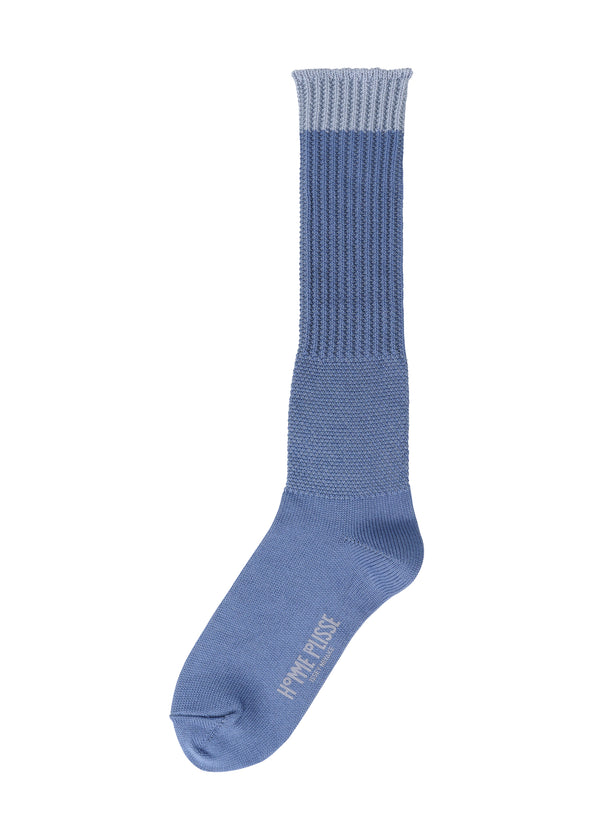SEED STITCH SOCKS Socks Blue