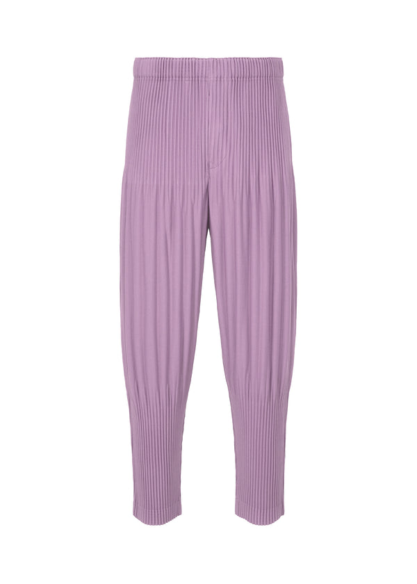 COLOR PLEATS Trousers Lilac Purple