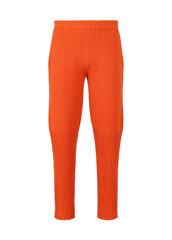 RUSTIC KNIT Trousers Powerful Orange