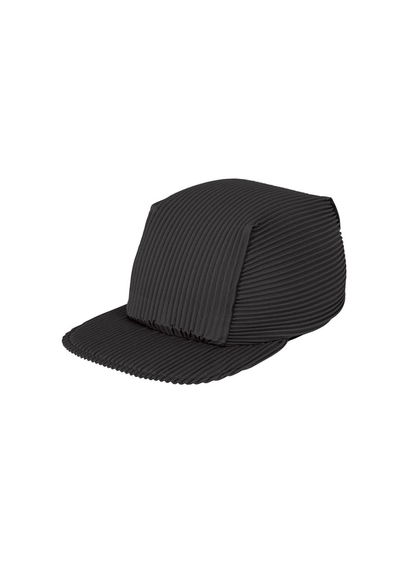 PLEATS CAP Hat Black