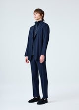 BOX PLEATS ENSEMBLE Jacket Navy