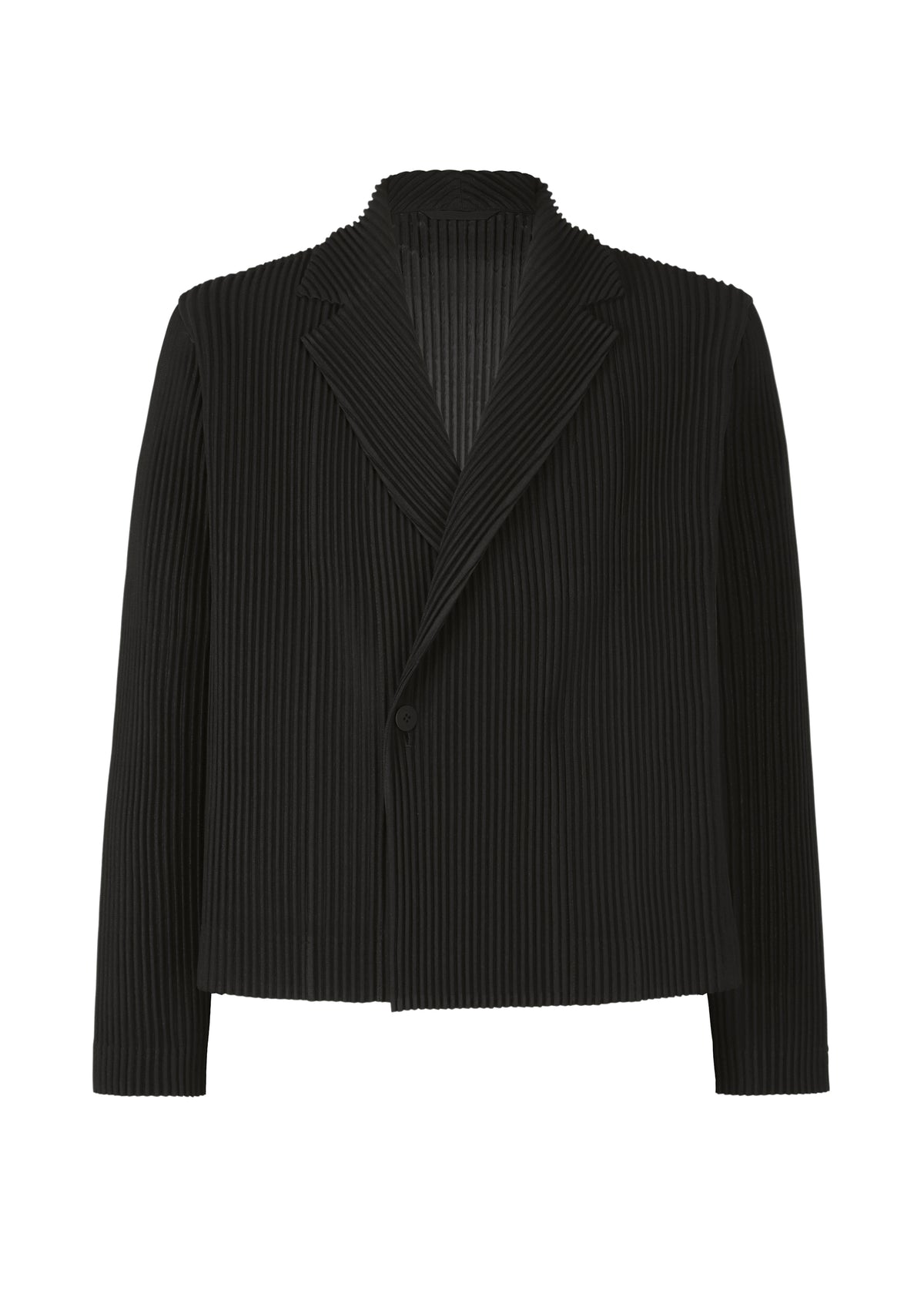 TAILORED PLEATS 2 Jacket Blue Charcoal | ISSEY MIYAKE EU