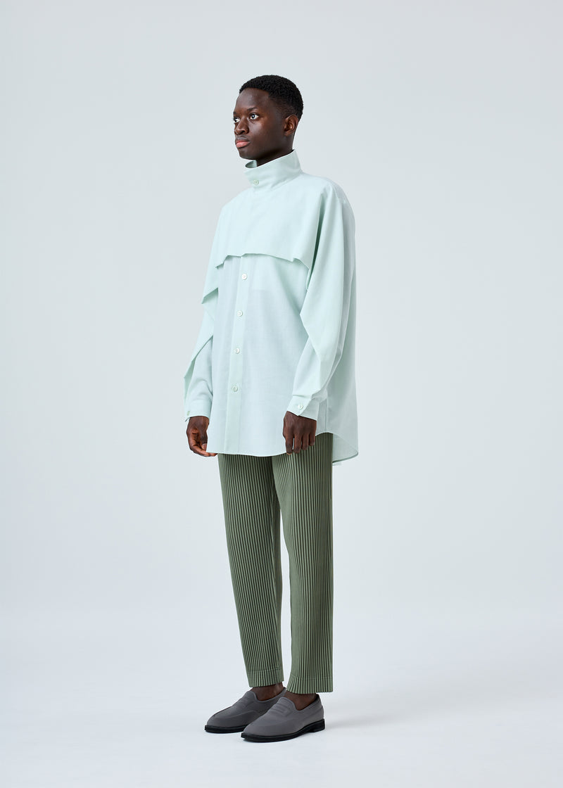 COLOR PLEATS Trousers Light Blue