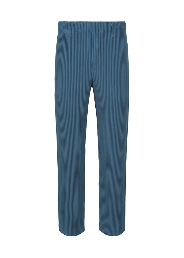 COLOR PLEATS Trousers Iron Blue