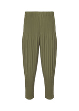 COLOR PLEATS Trousers Sage Green