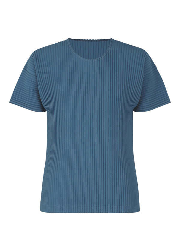 COLOR PLEATS Top Iron Blue