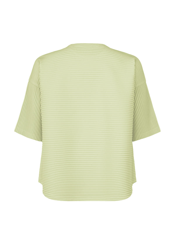 HORIZON PLEATS 1 Top Light Jade Green