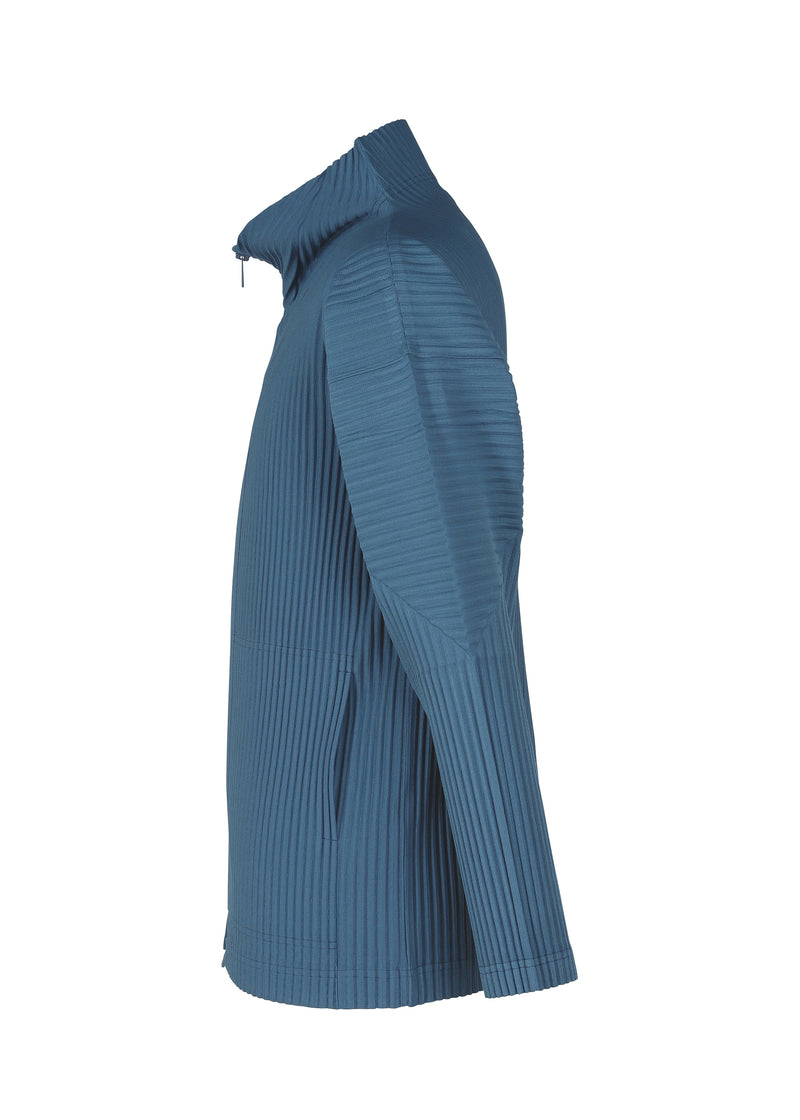 COLOR PLEATS Shirt Iron Blue