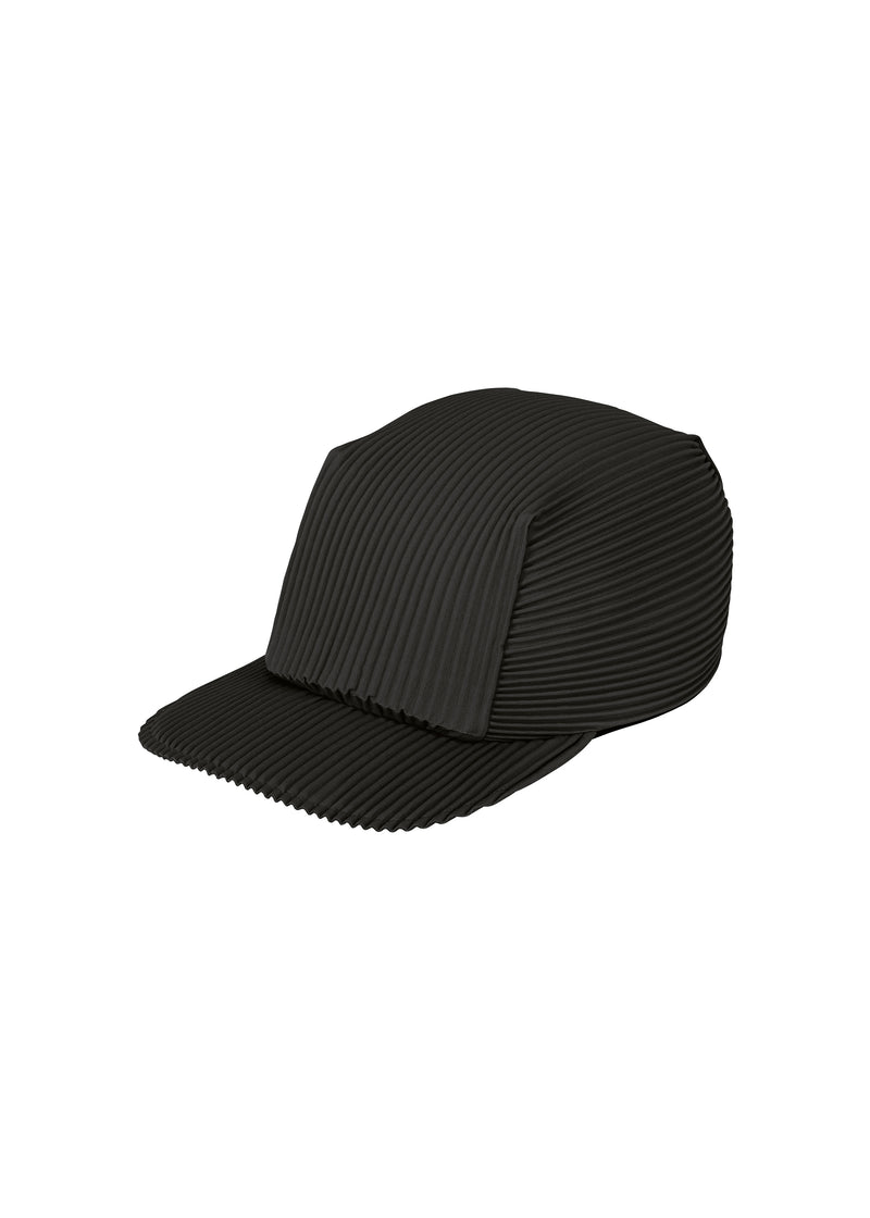 PLEATS CAP Hat Black