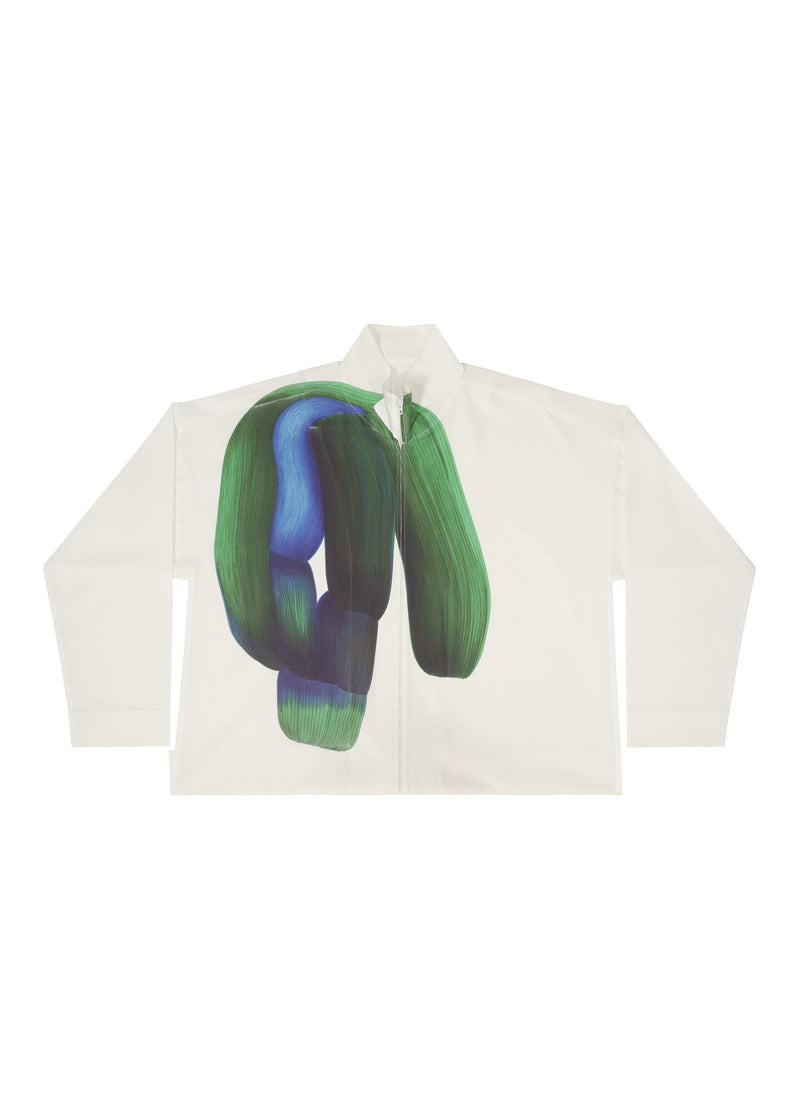 RB_DRAWING PRESS SHIRT 2 Shirt Green x Blue