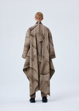 RB_ALL OVER PLEATS Coat Grey