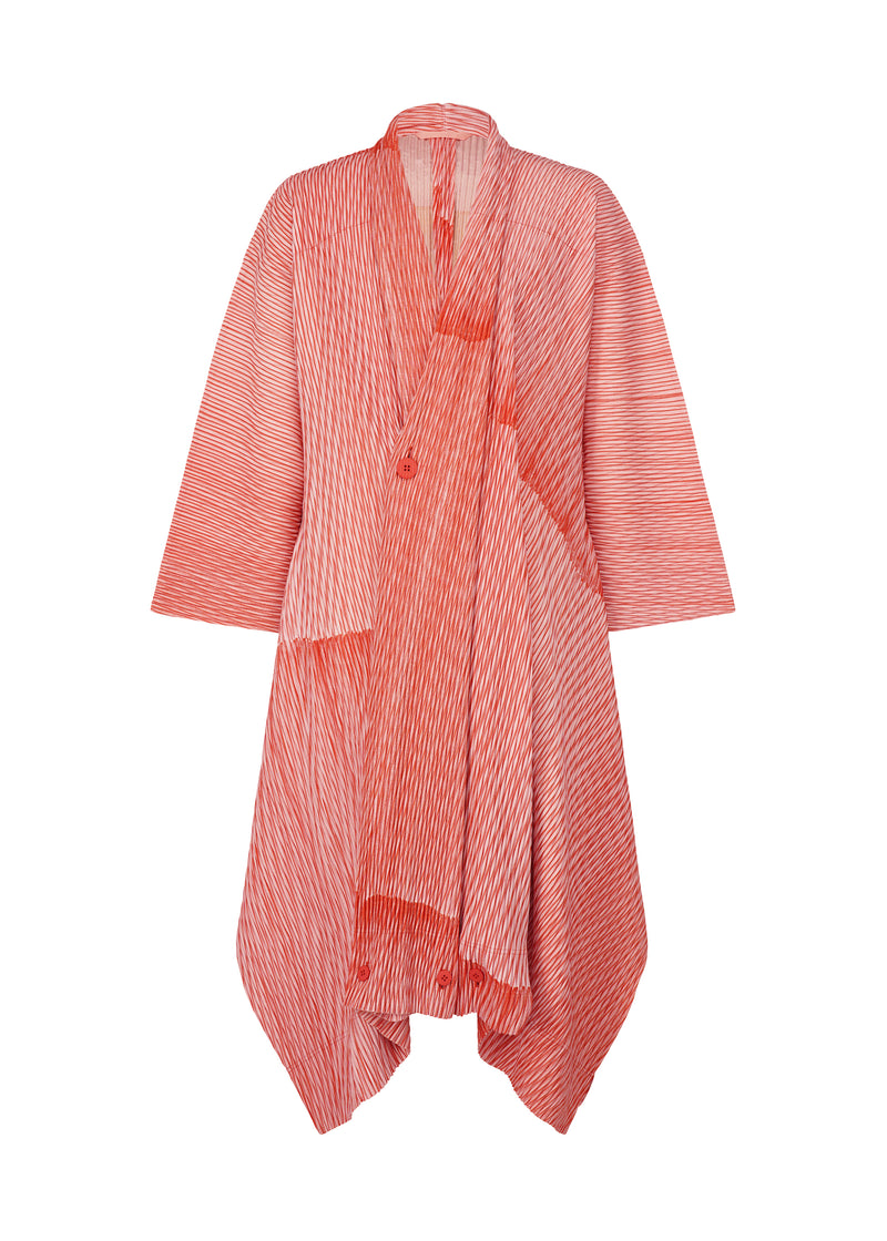 RB_ALL OVER PLEATS Coat Pink