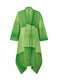 RB_ALL OVER PLEATS Coat Green