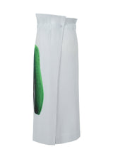 RB_DRAWING PLEATS Trousers Green x Blue