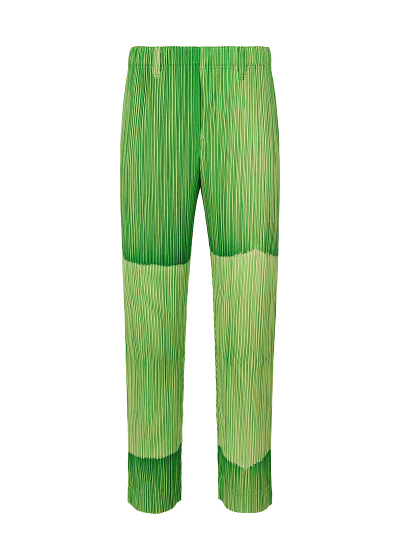 RB_ALL OVER PLEATS Trousers Green