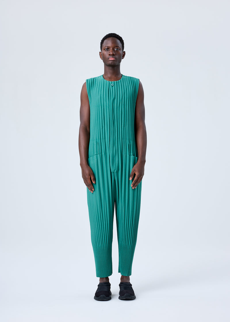 PLEATS BOTTOMS 2 Jumpsuit Copper Green