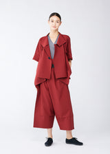 FOLD HOURGLASS Jacket Red Brown