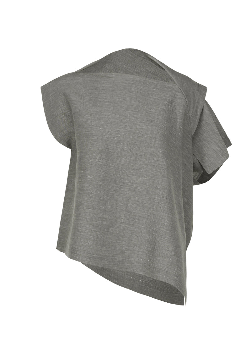 LIGHT TRAILS SOLID Top Charcoal Grey