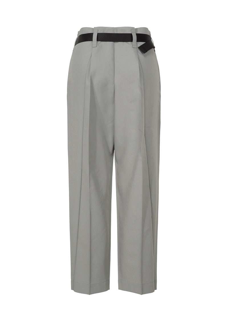 OBLIQUE FOLD BOTTOMS Trousers Grey