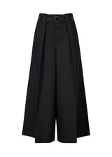 OBLIQUE FOLD BOTTOMS Trousers Black