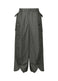 GATHERED BALLOON Trousers Charcoal Grey