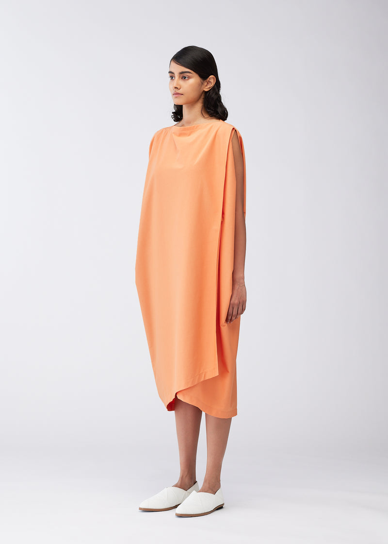 CROSSCUT JERSEY Dress Apricot