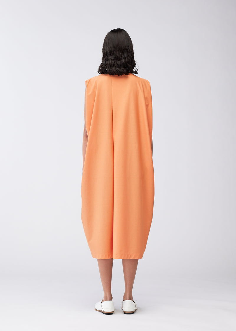 CROSSCUT JERSEY Dress Apricot