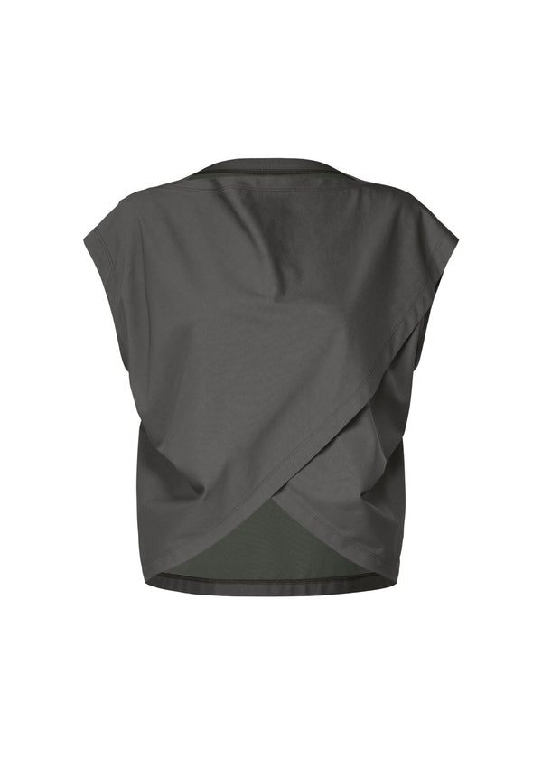 CROSSCUT JERSEY Top Charcoal Grey