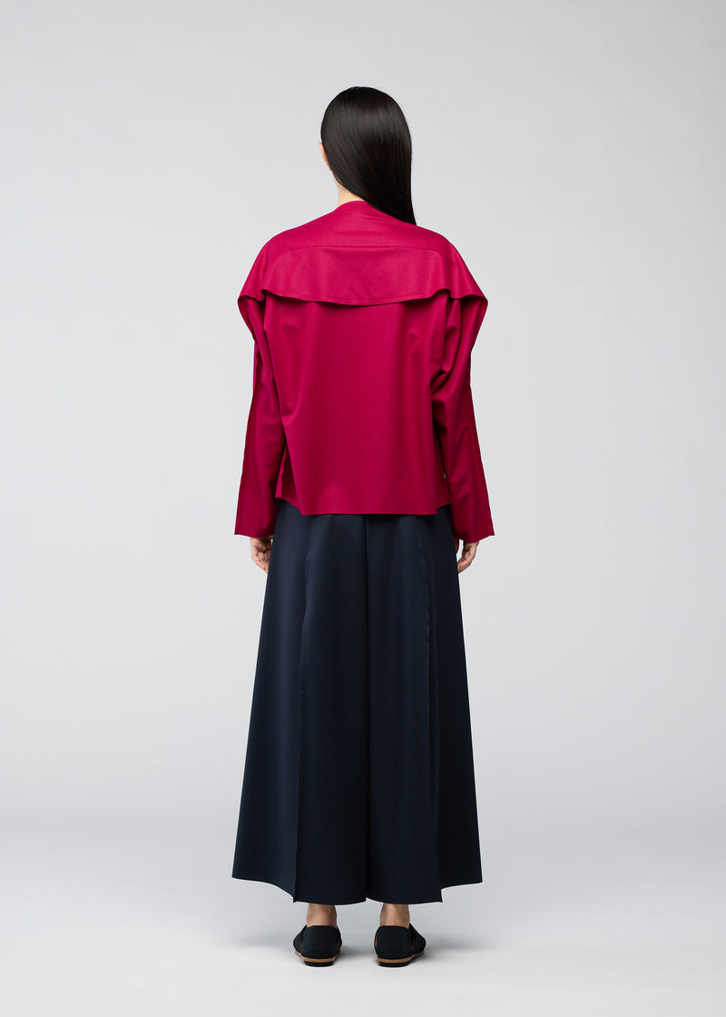 CLEANCUT WOOL Trousers Dark Magenta