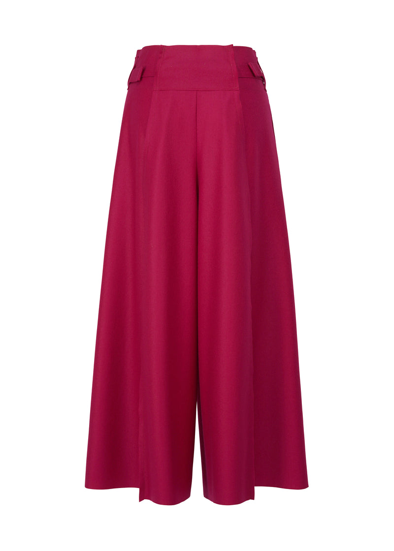 CLEANCUT WOOL Trousers Dark Magenta