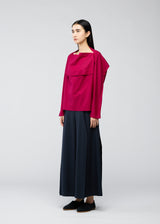 CLEANCUT WOOL Shirt Dark Magenta