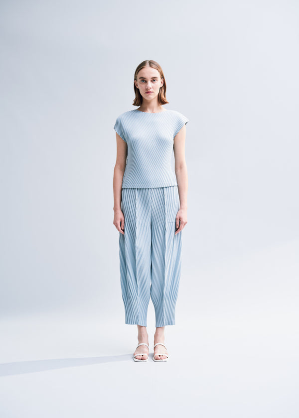 LINEN LIKE PLEATS Shirt Grey | ISSEY MIYAKE EU