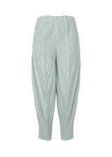 LINEN LIKE PLEATS Trousers Light Blue