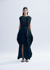 RESONANT PLEATS Dress Blue Green