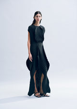 RESONANT PLEATS Dress Blue Green