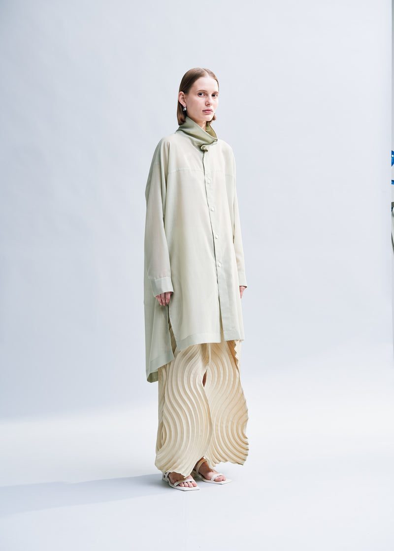 SHEER WOOL Shirt Light Beige