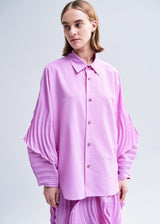 RESONANT PLEATS Shirt Black