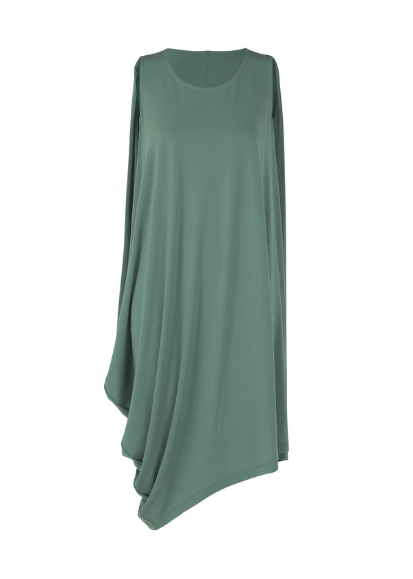 DRAPE JERSEY-36 Dress Blue Green