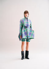 COUNTERPOINT CHECK Jacket Green-Hued