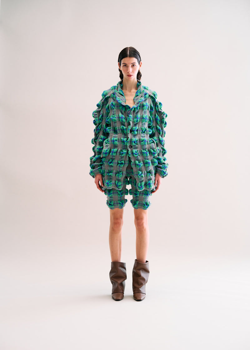 RHYTHM CHECK Jacket Green-Hued